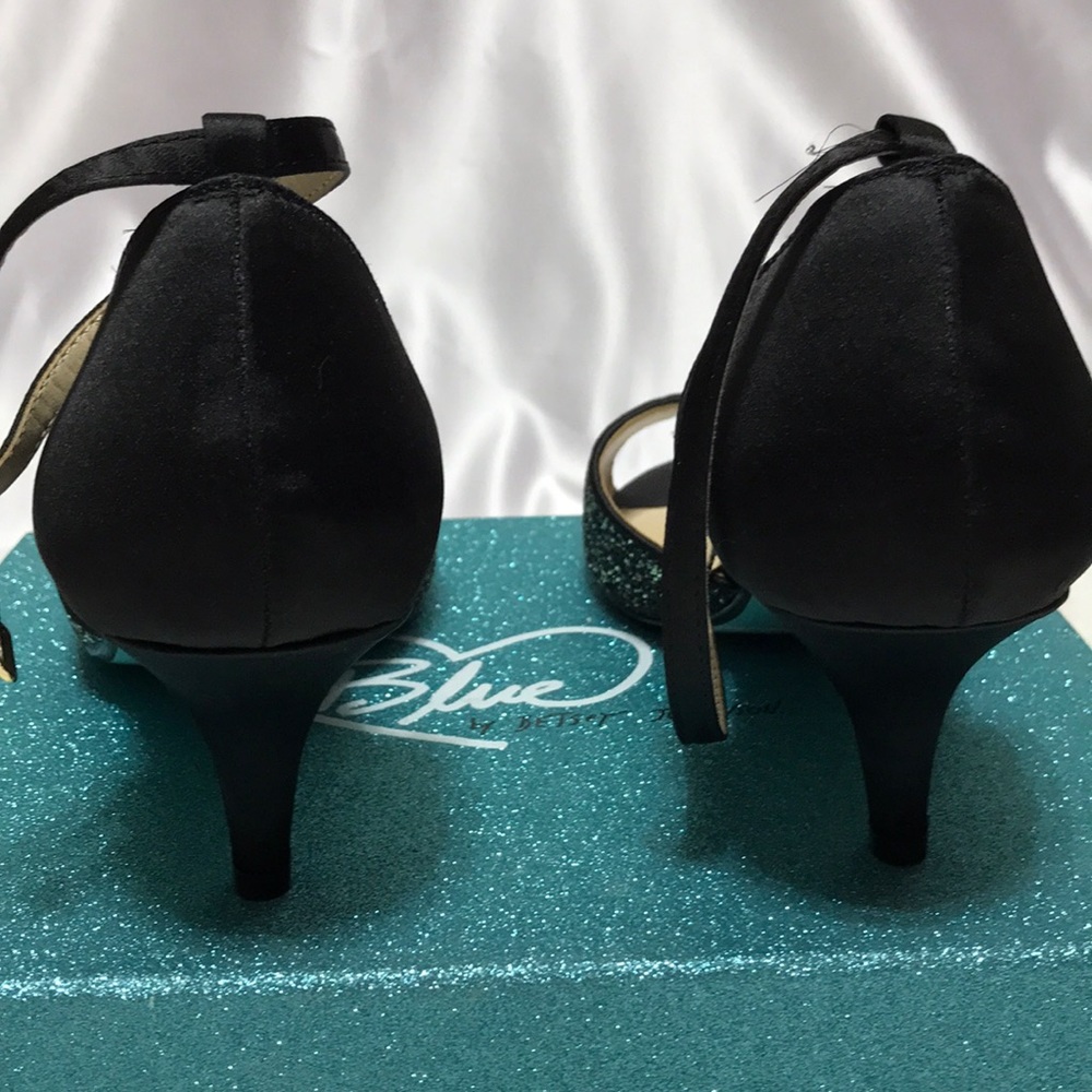 Black Glitter sandals - Picture 3 of 4